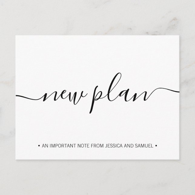 Cartão Postal De Anúncio Novo Plano  Distanciamento Social Salve a Data (Frente)