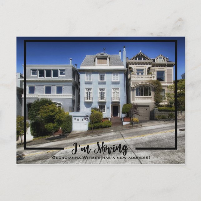 Cartão Postal De Anúncio Novo Quadro Preto de Fotografia Doméstica que esto (Frente)