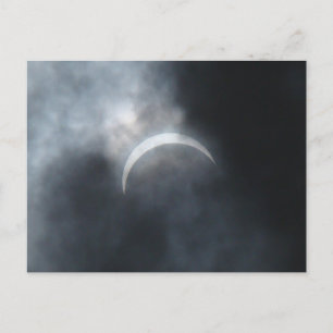 Cartão Postal De Anúncio Nuvens de Tempestade do Eclipse Assustador 2017