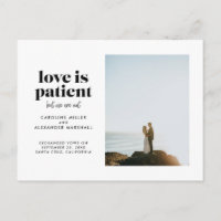 O amor é paciente, mas nós não somos fuga romântic