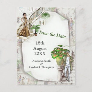 Cartão Postal De Anúncio O designer de moda 