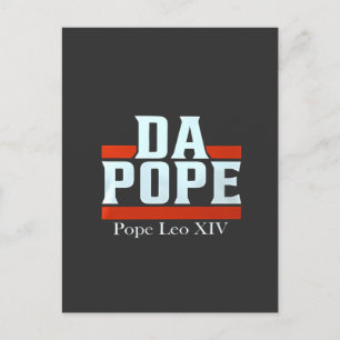 Cartão Postal De Anúncio O Papa da América Papa Leão XIV de Chicago