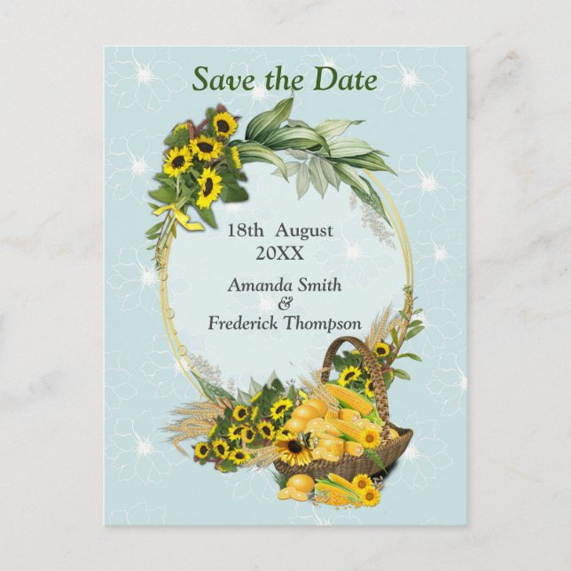 Cartão Postal De Anúncio O Partido do Jardim (Frente)