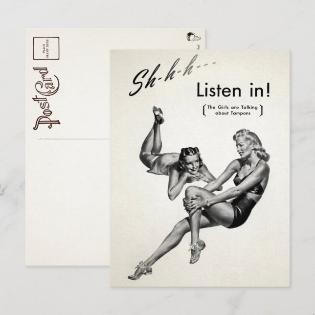 Cartão postal de anúncio Odd Vintage  (Frente/Verso)