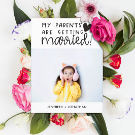 Cartão Postal De Anúncio Os pais que tiverem foto de filho casado salvam a