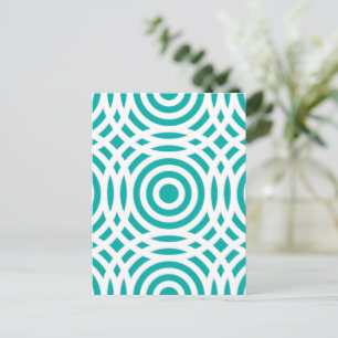 Cartão Postal De Anúncio Padrão Geométrico 20