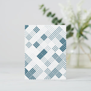 Cartão Postal De Anúncio Padrão Geométrico 24