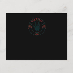 Cartão Postal De Anúncio Pai Grateful Vintage T-Shirt