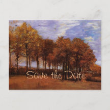 Paisagem de Outono por Van Gogh. Salve a data