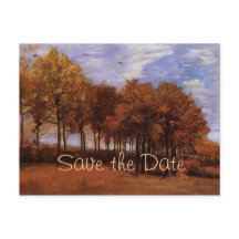 Paisagem de Outono por Van Gogh. Salve a data