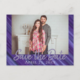 Cartão Postal De Anúncio Paixão Roxo Escoamento de ameixa de Lavanda viol