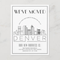 Panorama moderno de Denver em Deco | Mudança de en