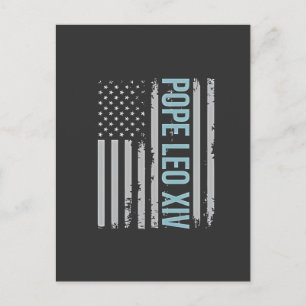 Cartão Postal De Anúncio Papa americano católico Igreja Fé cristã 