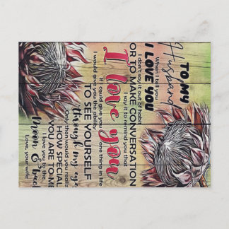 Cartão Postal De Anúncio Para o Design do Meu Marido| Decoração Familiar |