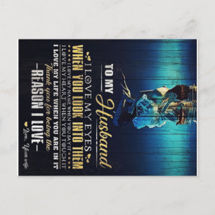 Cartão Postal De Anúncio Para o meu marido Citações De Amor Ao Pai