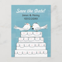 Pássaros do Amor Beijo de Bolo Salva a Data