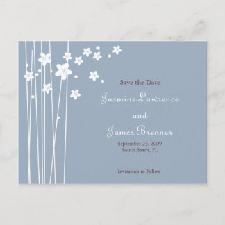 Cartão Postal De Anúncio Pássaros do Amor com Flor de Cerejeira