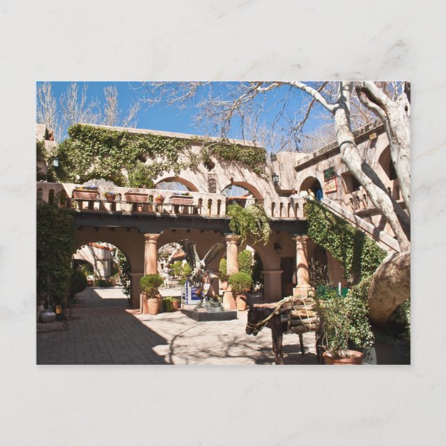 Cartão Postal De Anúncio Pátio Espanhol (Frente)