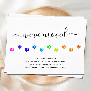 Cartão Postal De Anúncio Peças Andando Coloridas Personalizadas Movendo