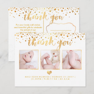 Cartão Postal De Anúncio PixDezines Chuveiro de Bebê Obrigado/Deslumbrante