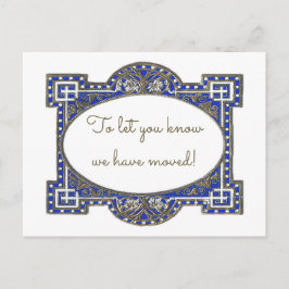 Cartão Postal De Anúncio Placas de quadros deco elegantes, personalize para