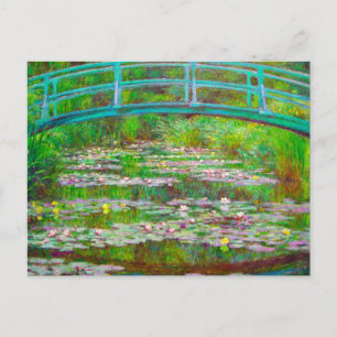 Cartão Postal De Anúncio Ponte Japonesa e Lírios Aquáticos de Monet