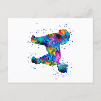 Cartão Postal De Anúncio Poodle Personalizado | Cartão de aniversário para 