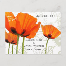 Cartão Postal De Anúncio Poppies Deco Shawn