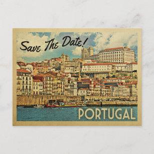 Cartão Postal De Anúncio Portugal Salva A Data Do Rio Douro