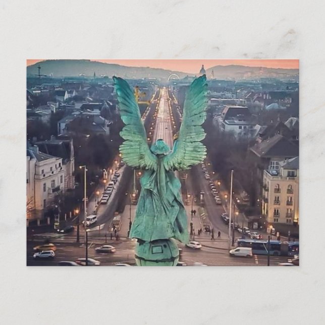 Cartão Postal De Anúncio Praça dos Heróis   (Frente)