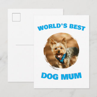 Cartão Postal De Anúncio Presente Personalizado Mínimo Melhor Cachorro Gato