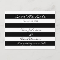 Preto-Branco - Guardar O Cartão-Postal De Data