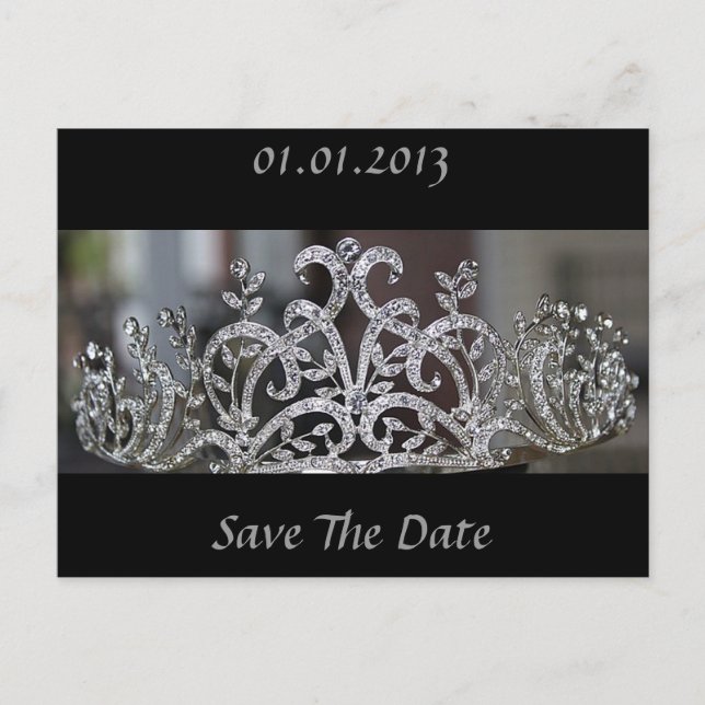 Cartão Postal De Anúncio Princesa Tiara (Frente)