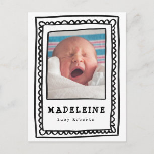 Cartão Postal De Anúncio quadro subtil