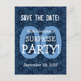 Cartão Postal De Anúncio Qualquer ano Salvar a data Surprise Birthday S06