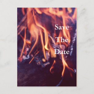 Cartão Postal De Anúncio Queimadura