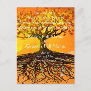 Cartão Postal De Anúncio Raízes do Amor