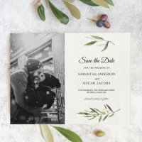 Ramo de Oliveira Verde Aquarela Moderna