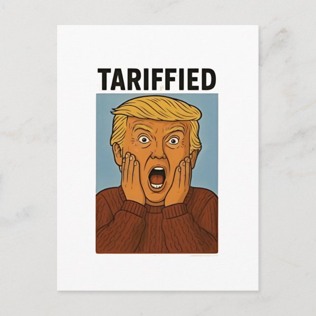 Cartão Postal De Anúncio Resistido Traduzido Eu Pego Pinguins (Frente)