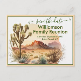 Cartão Postal De Anúncio Reunião Familiar Salvar a Data Código QR Sudoeste