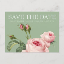 Rosa do SAGE WEDDING, cor-de-rosa, salvar a data