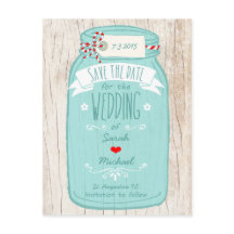Rustic Mason Jar no Latido Ilustrated Wedding