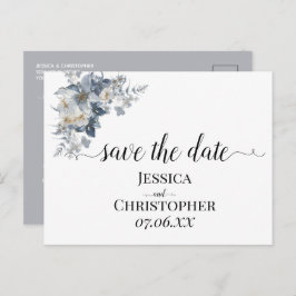 Cartão Postal De Anúncio rustic watercolor illustration of a floral