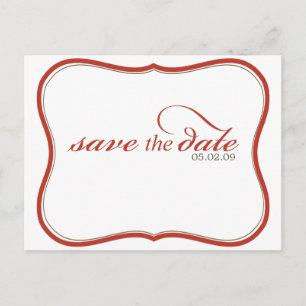 Cartão Postal De Anúncio Salvar a Data
