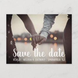 Cartão Postal De Anúncio Salvar a data