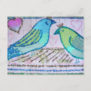 Cartão Postal De Anúncio Salvar a data