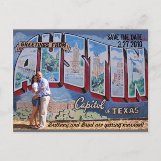 Cartão Postal De Anúncio Salvar a Data