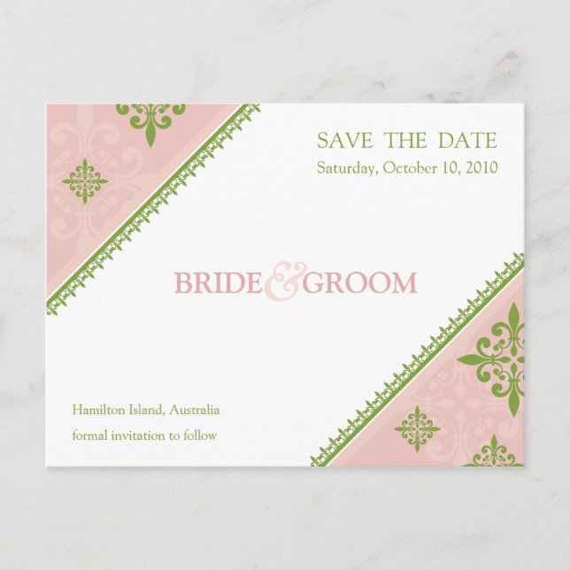 CARTÃO POSTAL DE ANÚNCIO SALVAR A DATA :: 10 (Frente)