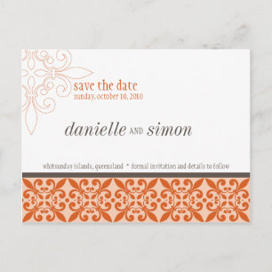 Cartão Postal De Anúncio SALVAR A DATA:: 1 fresco