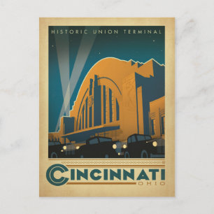 Cartão Postal De Anúncio Salvar a data   Cincinnati, OH